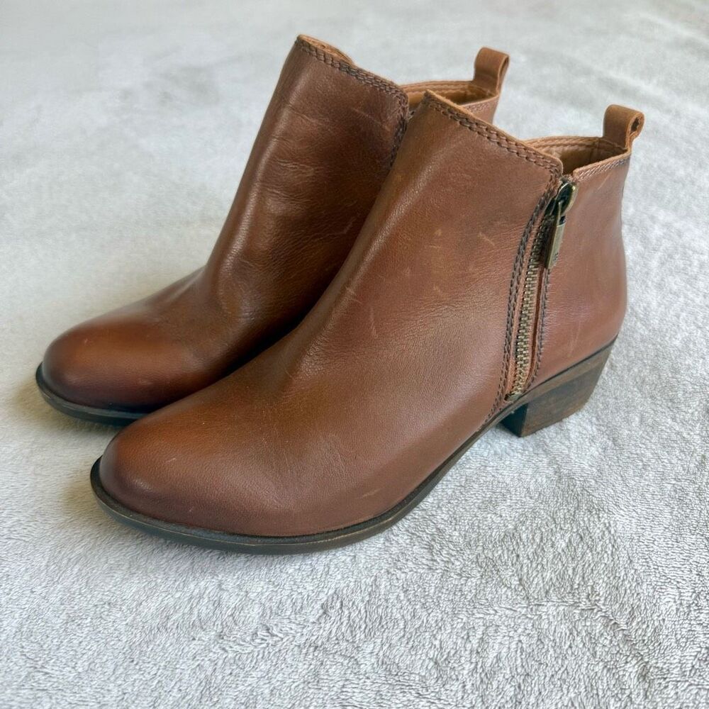 Lucky Brand Women’s Toffee Basel Bootie